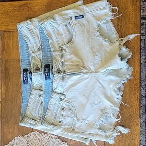 Silver Jean shorts